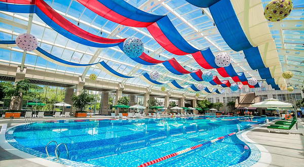 三岔湖长岛天堂洲际酒店水乐园