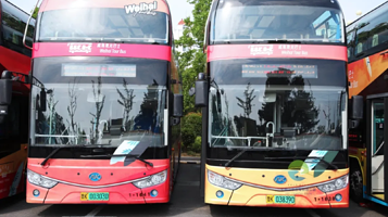 环海旅游观光巴士