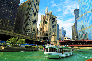 芝加哥建筑中心游船