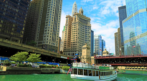 芝加哥建筑中心游船