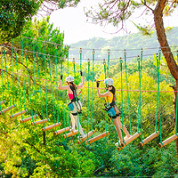 西樵山森吧飞越树上探险乐园