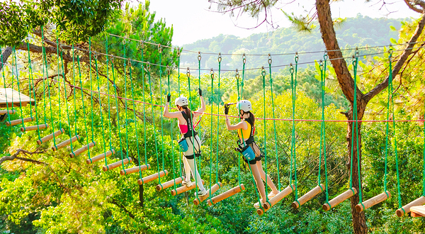 西樵山森吧飞越树上探险乐园