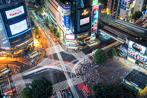 涩谷全向十字路口