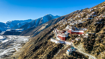 直贡梯寺天葬台