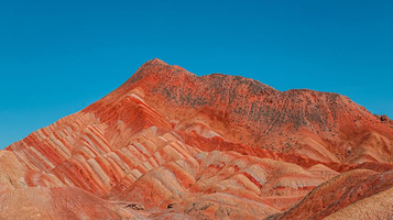 七彩丹霞景区-七彩仙缘观景台(夕晖归帆)