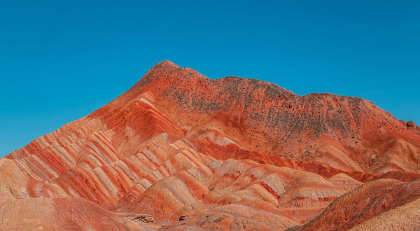 七彩丹霞景区-七彩仙缘观景台(夕晖归帆)