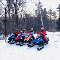 东北越野车雪地摩托车穿越