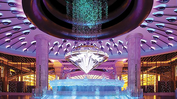 银河水幕钻石秀表演