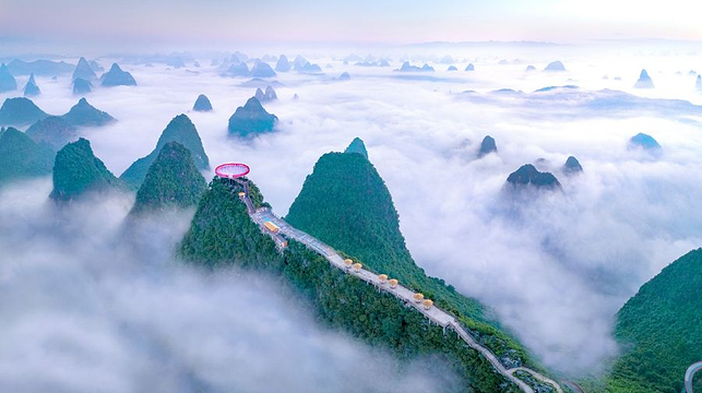桂林阳朔如意峰景区成人票(含唱游桂林数字体验馆)