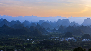 千里江山图大型水墨画打卡地