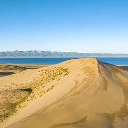 青海湖金沙湾自然保护区