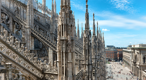 米兰大教堂露台