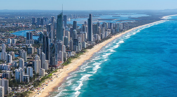 黄金海岸海滩