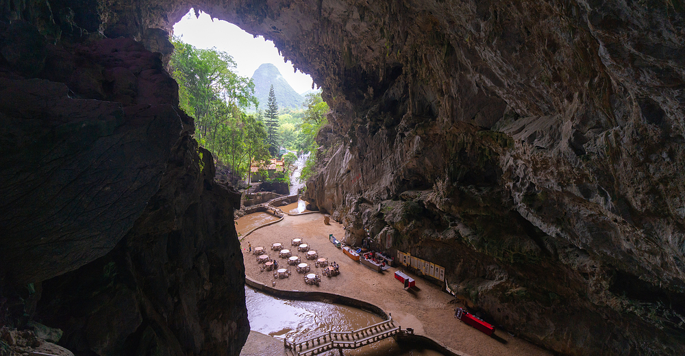 阳江阳春凌霄岩门票景区售票窗口验证入园