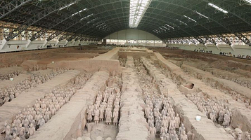 秦兵马俑壹号坑大厅