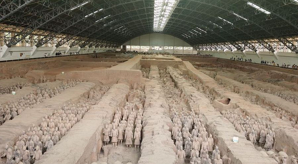 秦兵马俑壹号坑大厅