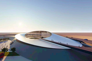 沙坡头旅游景区时空之门