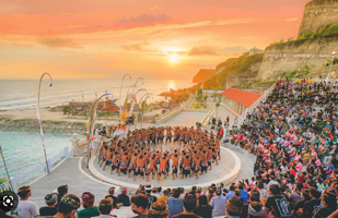 Melasti Beach 火舞表演