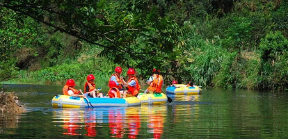 大围山鲁家湾森林漂流