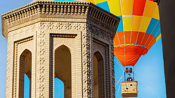 喀什古城热气球基地