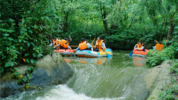 天乐湖漂流
