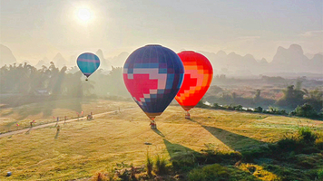 燕莎热气球飞行体验