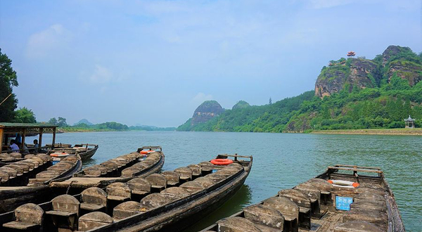 仙水岩芦溪河竹筏漂流