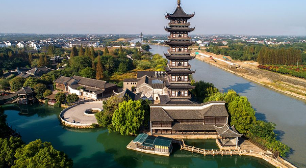 乌镇西栅景区-白莲塔