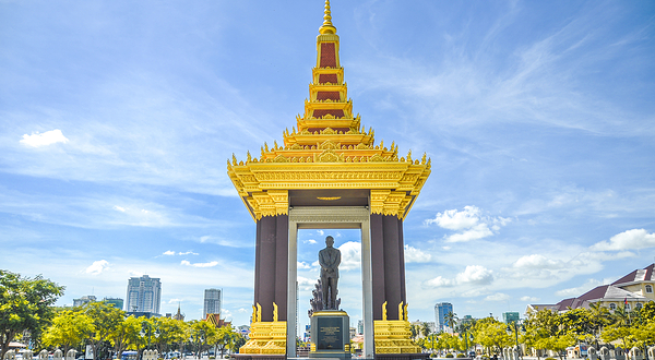 西哈努克铜像纪念堂