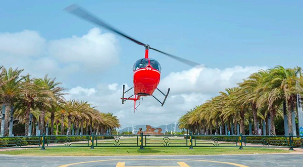 亚龙通航海棠广场直升机基地