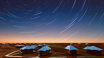 腾格里沙漠-大漠星河营地