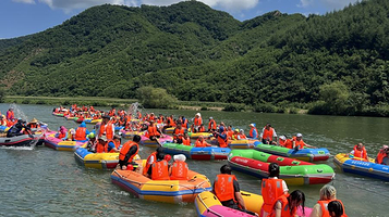 浴龙大峡谷漂流中心点