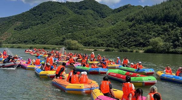 浴龙大峡谷漂流中心点