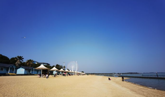 梁子湖沙滩浴场