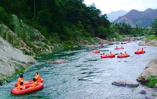 雁荡山仙溪漂流