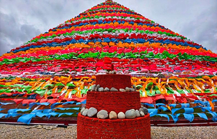 香格里拉大经幡