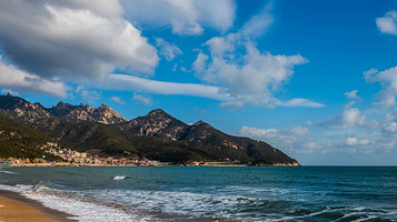 崂山流清河沙滩