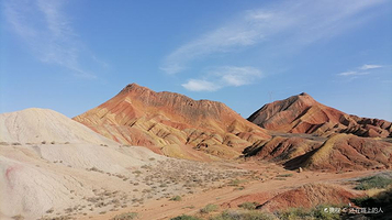 七彩丹霞景区-七彩仙缘观景台(睡美人)