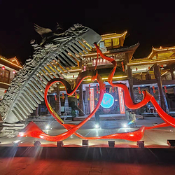 中国爱情小镇瑶都水街铜梳广场