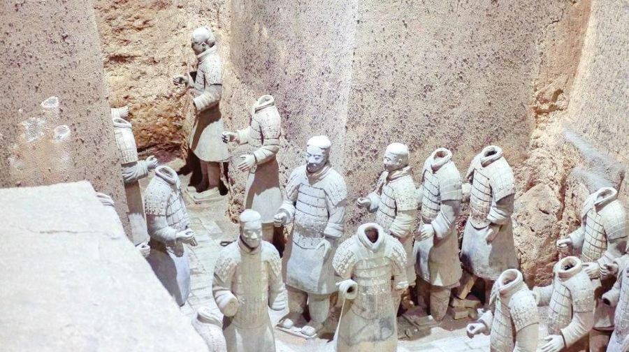 秦兵马俑三号坑遗址