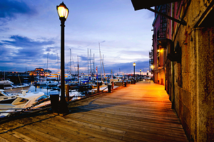 波士顿海港步行道