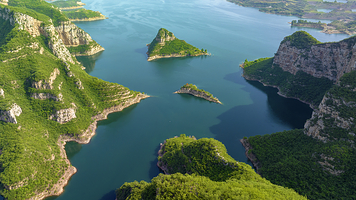 黄河小浪底水利枢纽风景区