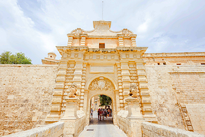 Mdina Main Gate - Baroque gateway