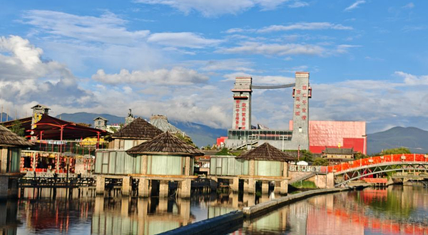 丽江千古情景区-茶马古城