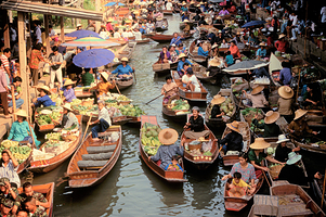 丹嫩沙多水上市场