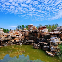 沧州铁狮与旧城遗址公园