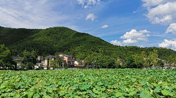 安吉余村荷花山峡谷漂流