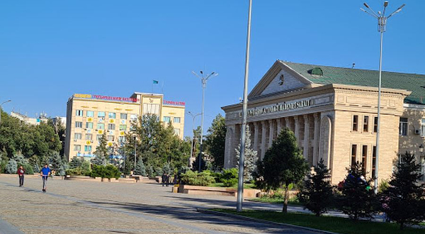 Palace of culture of I.Zhansugurov
