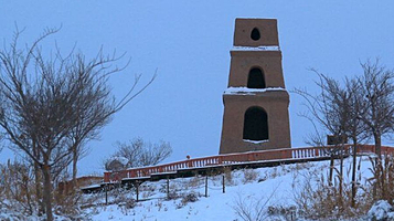 哈密小南湖唐代佛塔