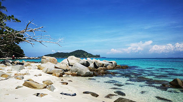 Beachfront of Pulau Hujung